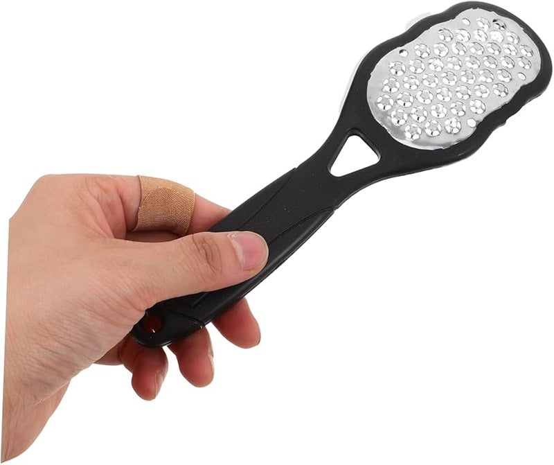 4Pcs Stainless Steel Foot Files Callus Remover with Protective Cover for Home Pedicure - Image 4